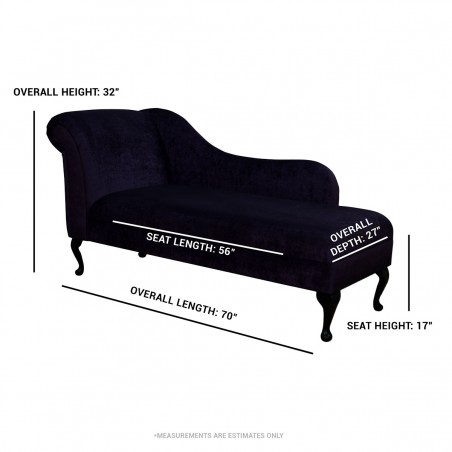 Large Buttoned Chaise Longue in Genuine Brown Leather | Beaumont