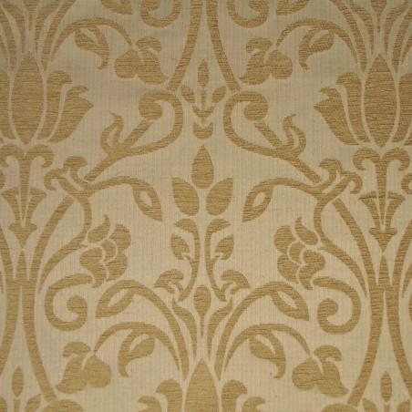 Window Seat in Woburn Floral Gold Fabric SR17050 | Beaumont