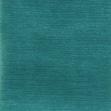 Footstool in a Pimlico Crush Petrol Green Fabric SR16010 | Beaumont