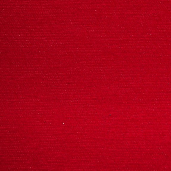 Small Footstool in a Pimlico Crush Rouge Red Velvet Fabric