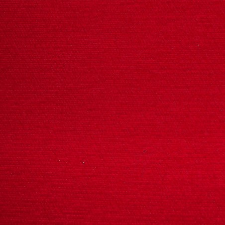 Small Footstool in Pimlico Crush Red Velvet Fabric SR16022 | Beaumont