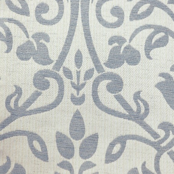 Small Chaise Sofa in a Woburn Blue Medallion Chenille Fabric