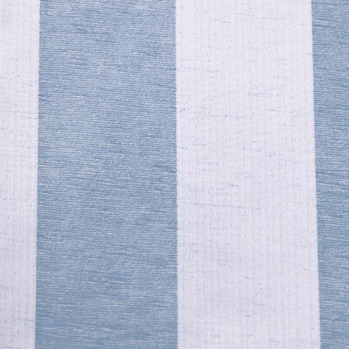 Medium Chaise Longue in a Woburn Blue Stripe Fabric SR17061 | Beaumont