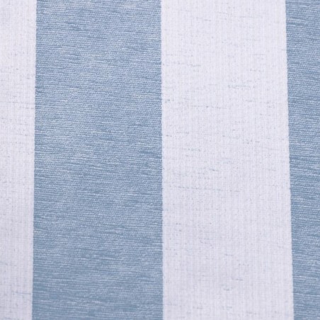 Medium Chaise Longue in a Woburn Blue Stripe Fabric SR17061 | Beaumont