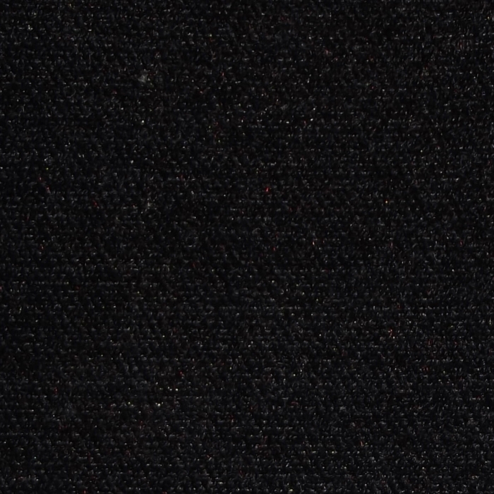 Medium Chaise Longue in a Plush Black | Beaumont