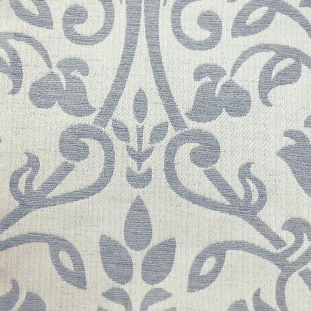 Medium Chaise Longue in Woburn Medallion Blue Fabric SR17051 | Beaumont