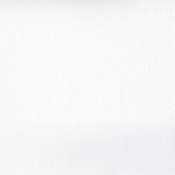 Designer Chaise Chair in a White Faux Leather
