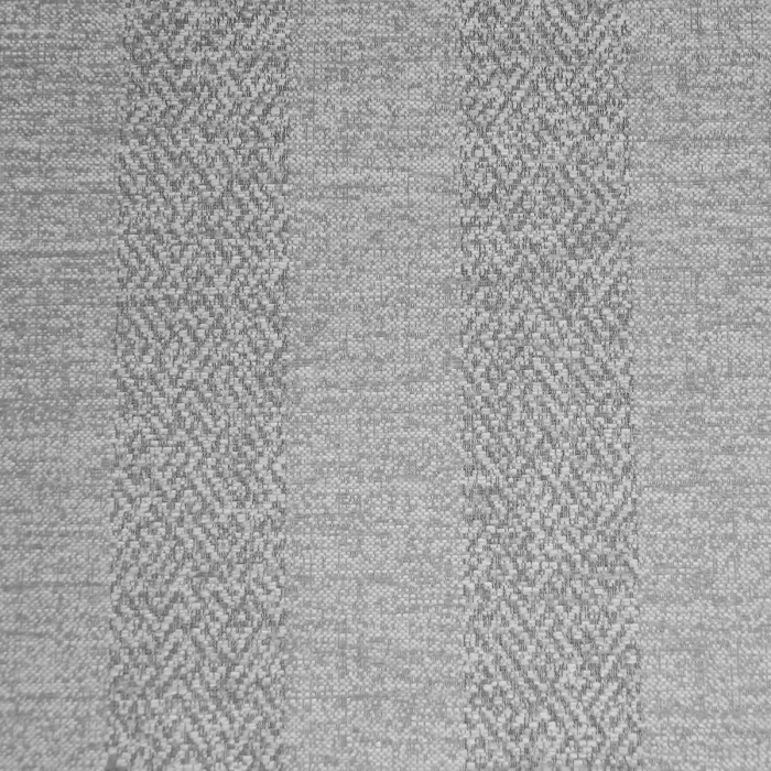 Wingback Chair in a Maida Vale Plain & Striped Grey Fabric | Beaumont