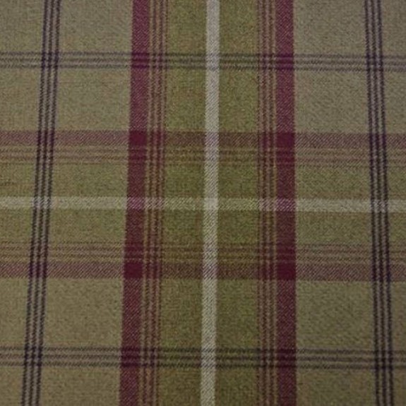 LUXE Standard Wingback Fireside Westoe Chair in a Balmoral Heather Tartan Fabric