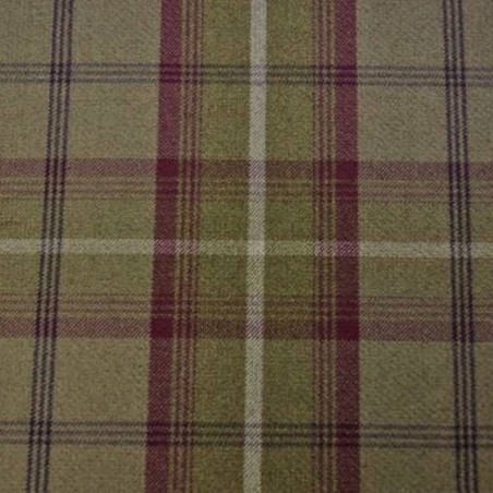 Balmoral Heather Tartan Fabric