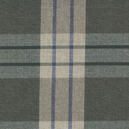 Standard Wingback Chair in a Kintyre Charcoal Tartan Fabric | Beaumont