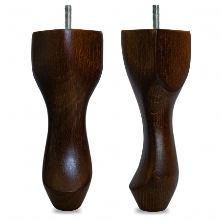8" Hardwood Queen Anne Legs - Mahogany | Beaumont