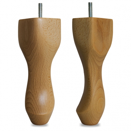 8" Hardwood Queen Anne Legs - Light Oak | Beaumont
