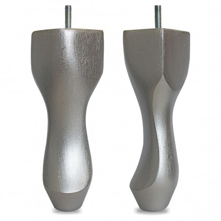 8" Hardwood Queen Anne Legs - Silver | Beaumont