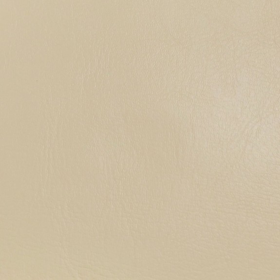 52" Medium Chaise Longue in a Cream Faux Leather