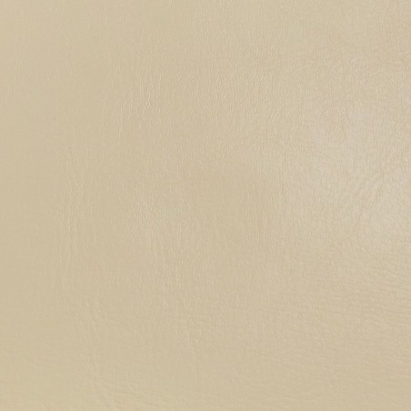 Medium Cream Faux Leather Chaise Longue  | Leather Chaise