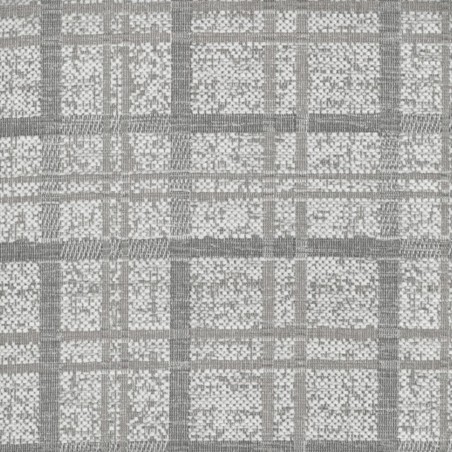 Duchess Armchair in Maida Vale Plain Check Grey Fabric | Beaumont