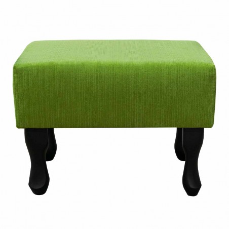 Small Footstool in a Topaz Lime Fabric | Beaumont
