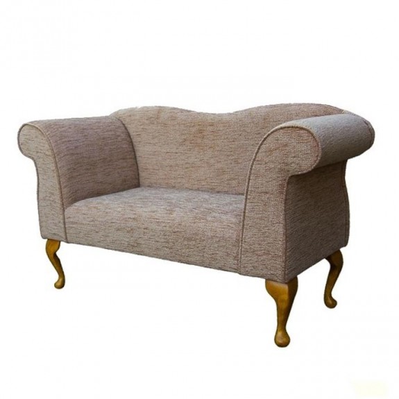 Small Chaise Sofa in Portobello Boucle Blush Fabric SR15740 | Beaumont