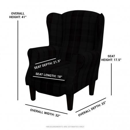 Duchess Wingback Armchair in a Montana Floral Natural Fabric | Beaumont