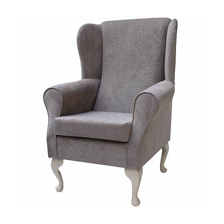 Standard Wingback Fireside Chair in a Topaz Mink Fabric | Beaumont