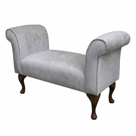 Window Seat in Pastiche Crush Slub Ice Fabric SR18028 | Beaumont