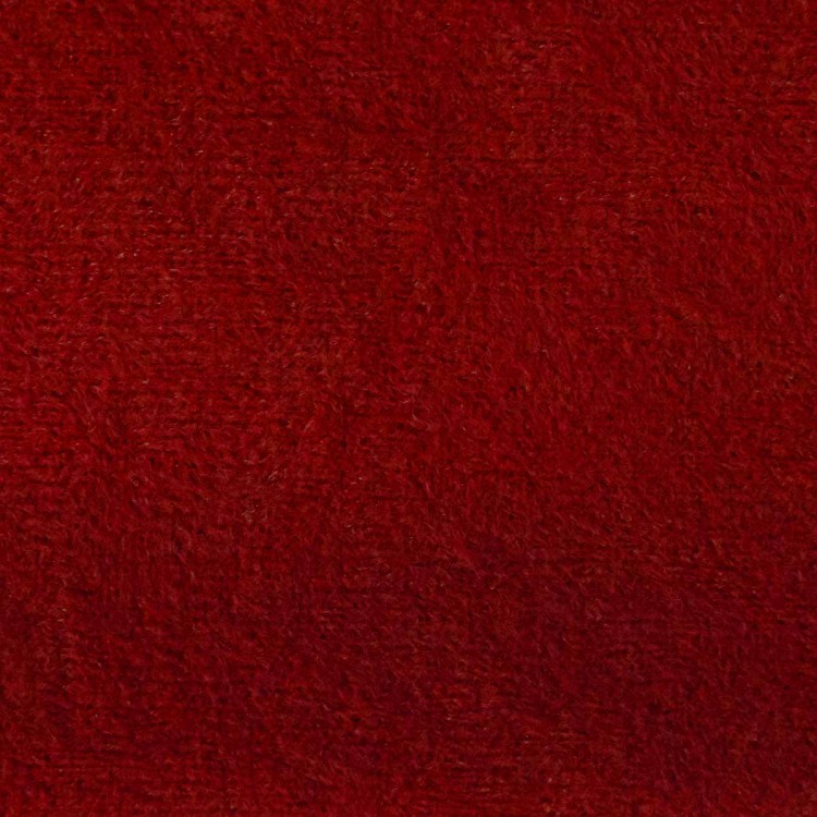 Seashell Chaise Longue Daybed in Plush Postbox Red Fabric | Beaumont