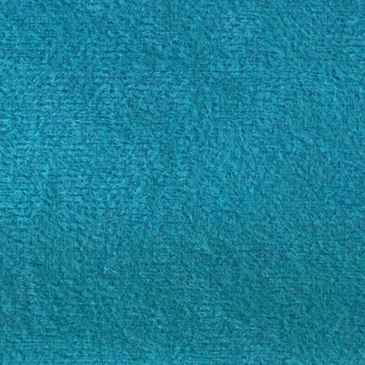 Medium Chaise Longue in Plush Light Blue Fabric | Beaumont