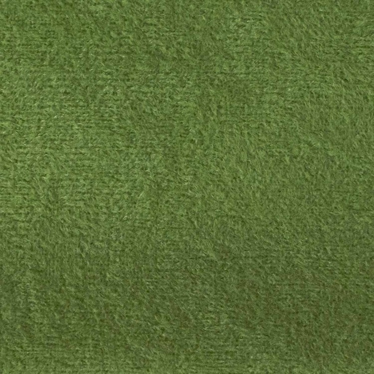 Medium Chaise Longue in Plush Grass Green Fabric | Beaumont