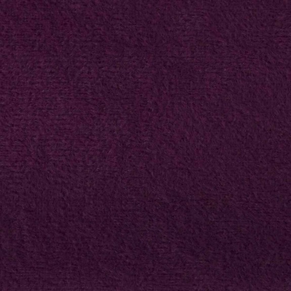 56" Medium Chaise Longue in a Plush Plum Purple Fabric