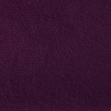 Medium Chaise Longue in Plush Plum Purple Fabric | Beaumont