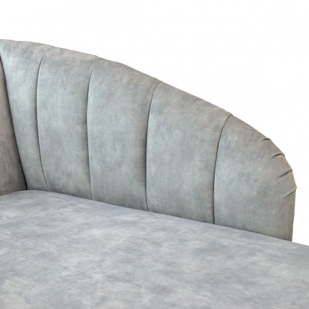 Seashell Chaise Longue Daybed in Warwick Lovely Marble Fabric | Beaumont
