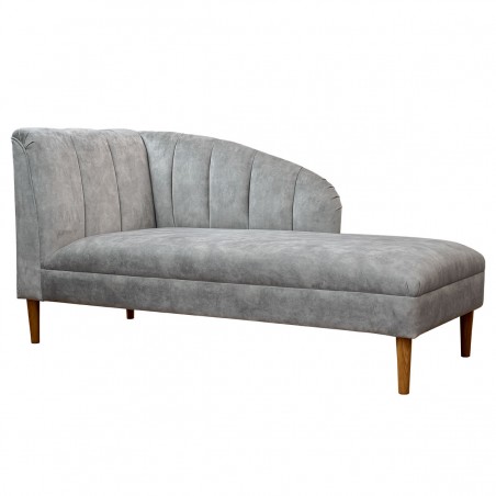 Seashell Chaise Longue Daybed in Warwick Lovely Marble Fabric | Beaumont
