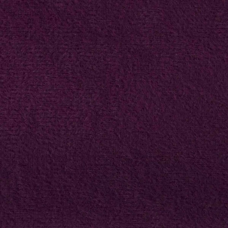 Small Mini Chaise Longue in a Plush Plum Purple Fabric | Beaumont