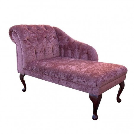 Chaise Longue in Pastiche Plain Terra Fabric SR18063 | Beaumont