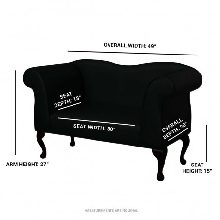Small Chaise Sofa in a Lana Red Tartan Fabric LANA1258 | Beaumont