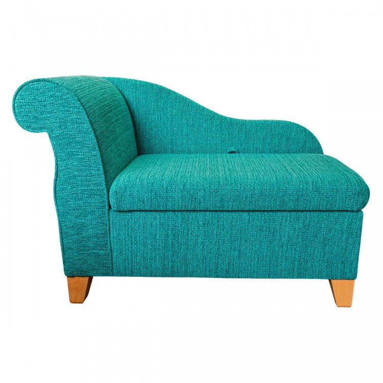 turquoise boucle chaise longue