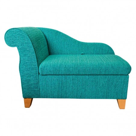 turquoise boucle chaise longue
