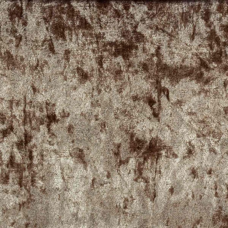 Wingback Chair in Shimmer Stone Crushed Velvet Fabric | Beaumont