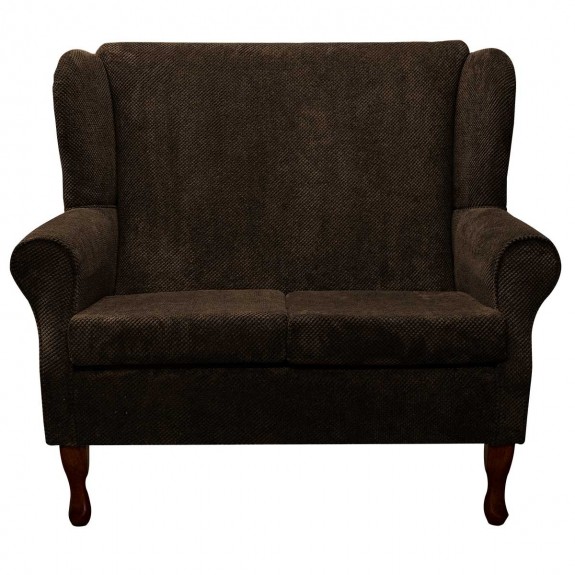 2 Seater Westoe Sofa in a Dimple Chocolate Brown Fabric