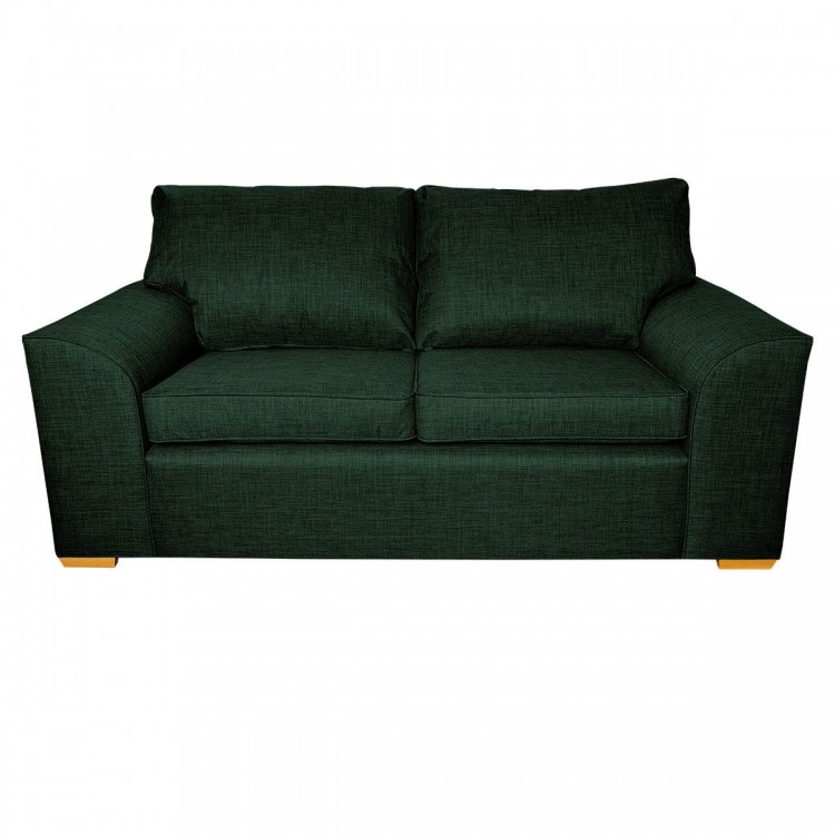 Dallas Three Seater Sofa in a Lena Plain Marl Jasper Fabric | Beaumont
