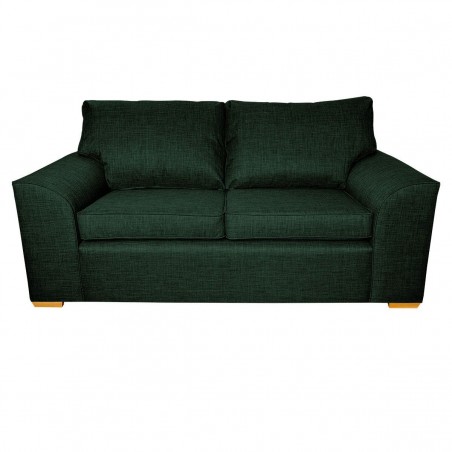 Dallas Three Seater Sofa in a Lena Plain Marl Jasper Fabric | Beaumont