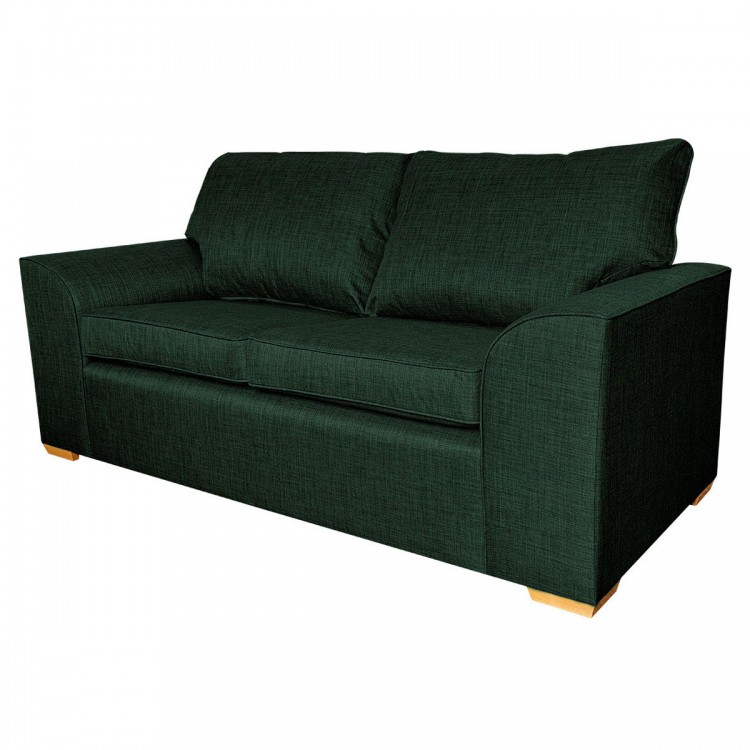 Dallas Three Seater Sofa in a Lena Plain Marl Jasper Fabric | Beaumont