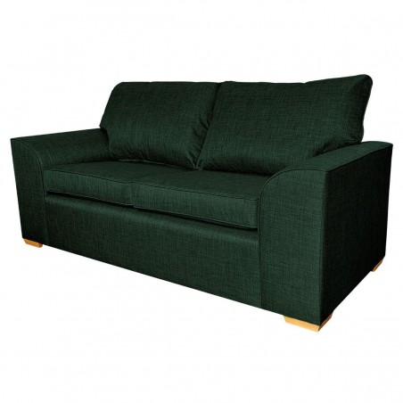 Dallas Three Seater Sofa in a Lena Plain Marl Jasper Fabric | Beaumont