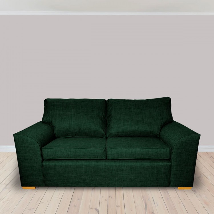 Dallas Three Seater Sofa in a Lena Plain Marl Jasper Fabric | Beaumont