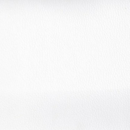 Compact 3 Seater Sofa in a White Faux Leather | Beaumont