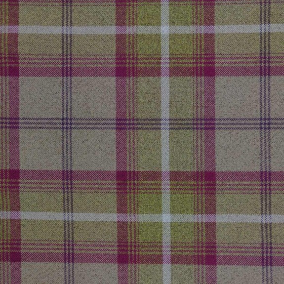 LUXE Designer Tub Chair in a Balmoral Heather Tartan Fabric
