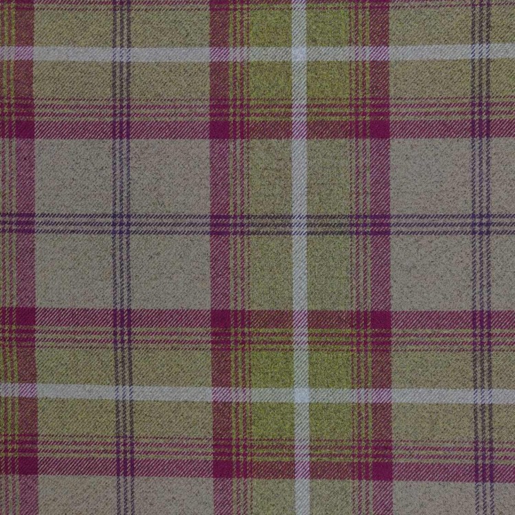 Balmoral Heather Tartan Fabric
