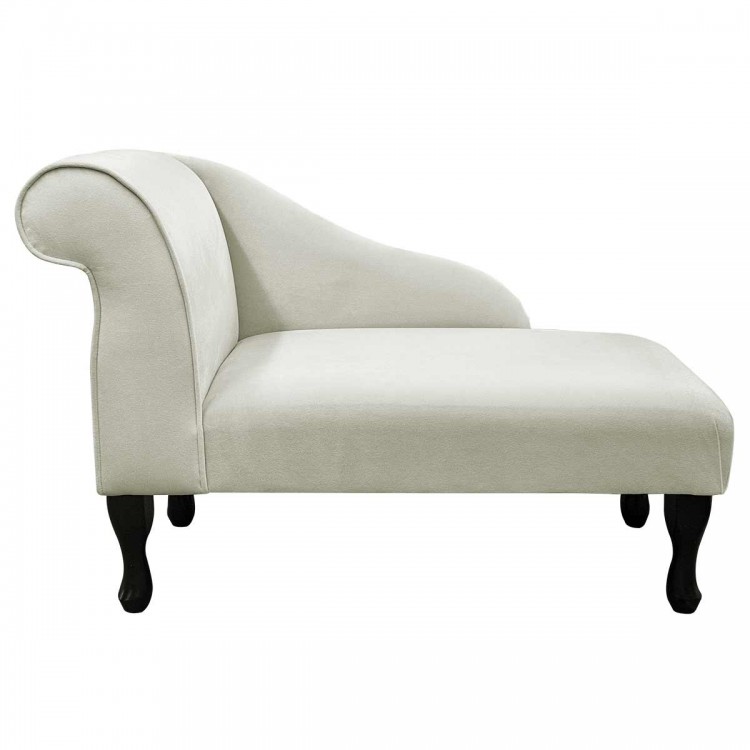 velvet cream chaise lounge