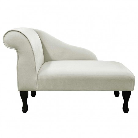 velvet cream chaise lounge